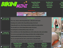 Tablet Screenshot of bikini-mini.com